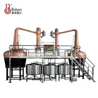2500L 3500L 트윈스 팟 위스키 증류 장비