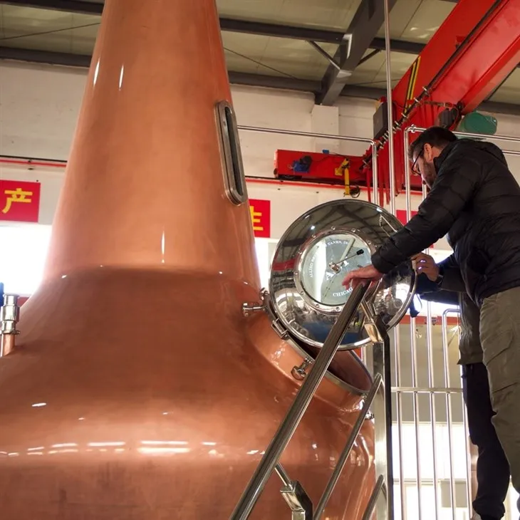 4000L Scottish Whisky Copper Two Pot Stills (Malt Whisky) Disillation
